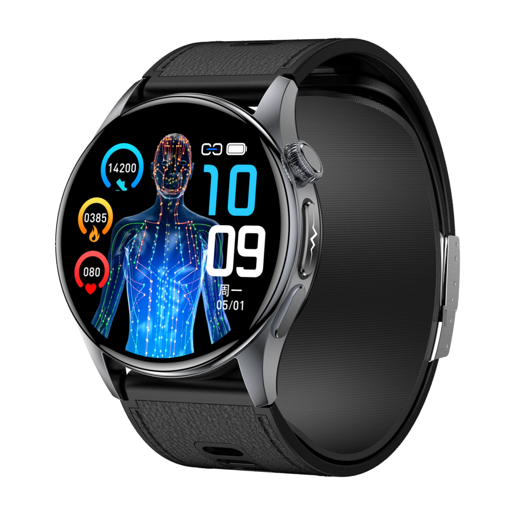 S200 2.06″ AMOLED Air Pump Blood Pressure Smart Watch with ECG, AI Health Analysis - image 2
