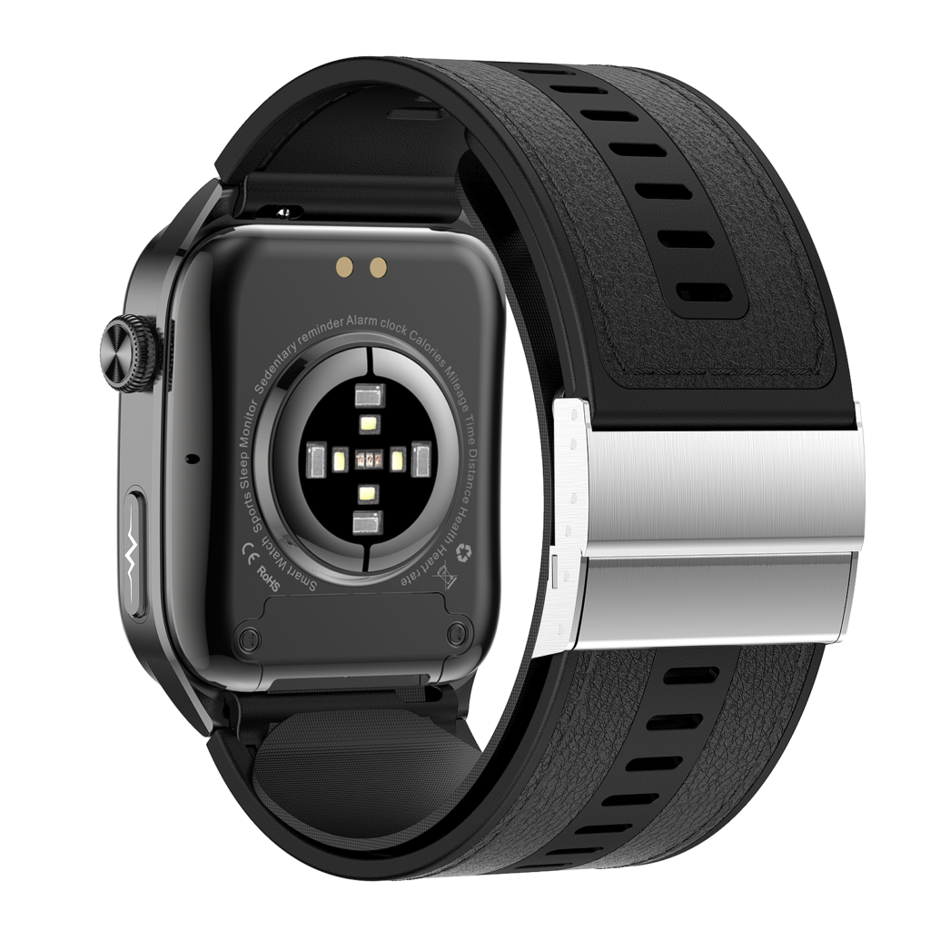 S101 Air Pump Blood Pressure Smart Watch with ECG, AI Health Analysis & 2.06″ AMOLED Display - image 5