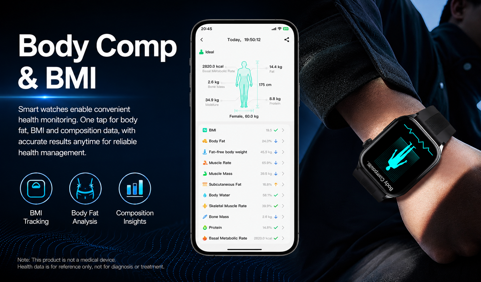 S101 Air Pump Blood Pressure Smart Watch with ECG, AI Health Analysis & 2.06″ AMOLED Display product detail