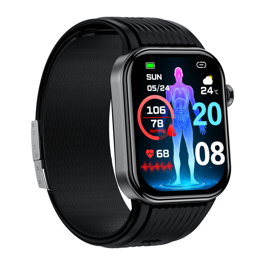 S191 Air Pump Blood Pressure Smartwatch with ECG, AMOLED Display & AI Health Management - image 4