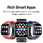 S101 Air Pump Blood Pressure Smart Watch with ECG, AI Health Analysis & 2.06″ AMOLED Display thumbnail 7