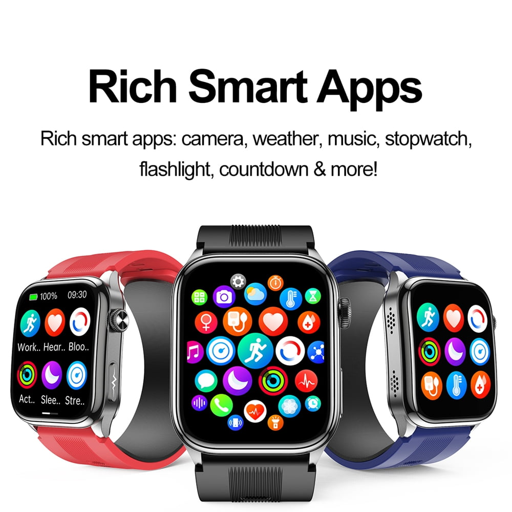 S101 Air Pump Blood Pressure Smart Watch with ECG, AI Health Analysis & 2.06″ AMOLED Display - image 7